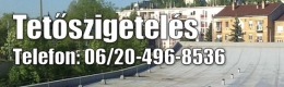 Lapostetők szigetelése, tetőfedő és bádogos munkálatok