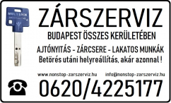 Zárszerviz, ajtónyitás, hevederzár szerelés és ajtórács-, ill. ablakrácsgyártás